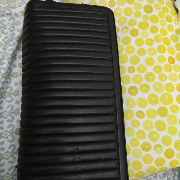 Woman extra large retro style  leather DKNY - Picture 2 of 5